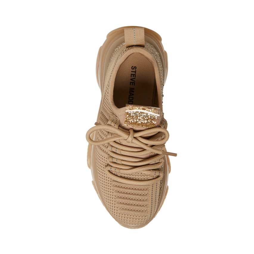 Brown Steve Madden Jmaxima Kids' Sneakers | PH 3859QLY